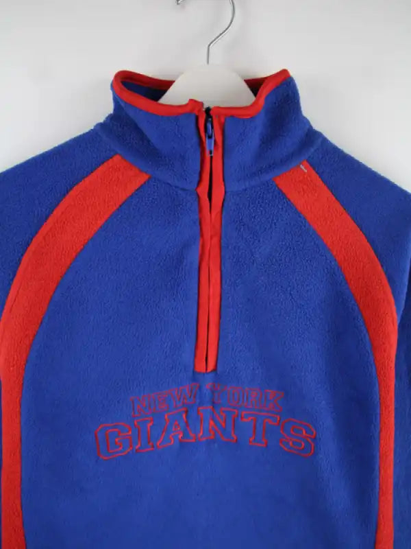 Reebok Fleece Blau L – Detailansicht Vorderseite