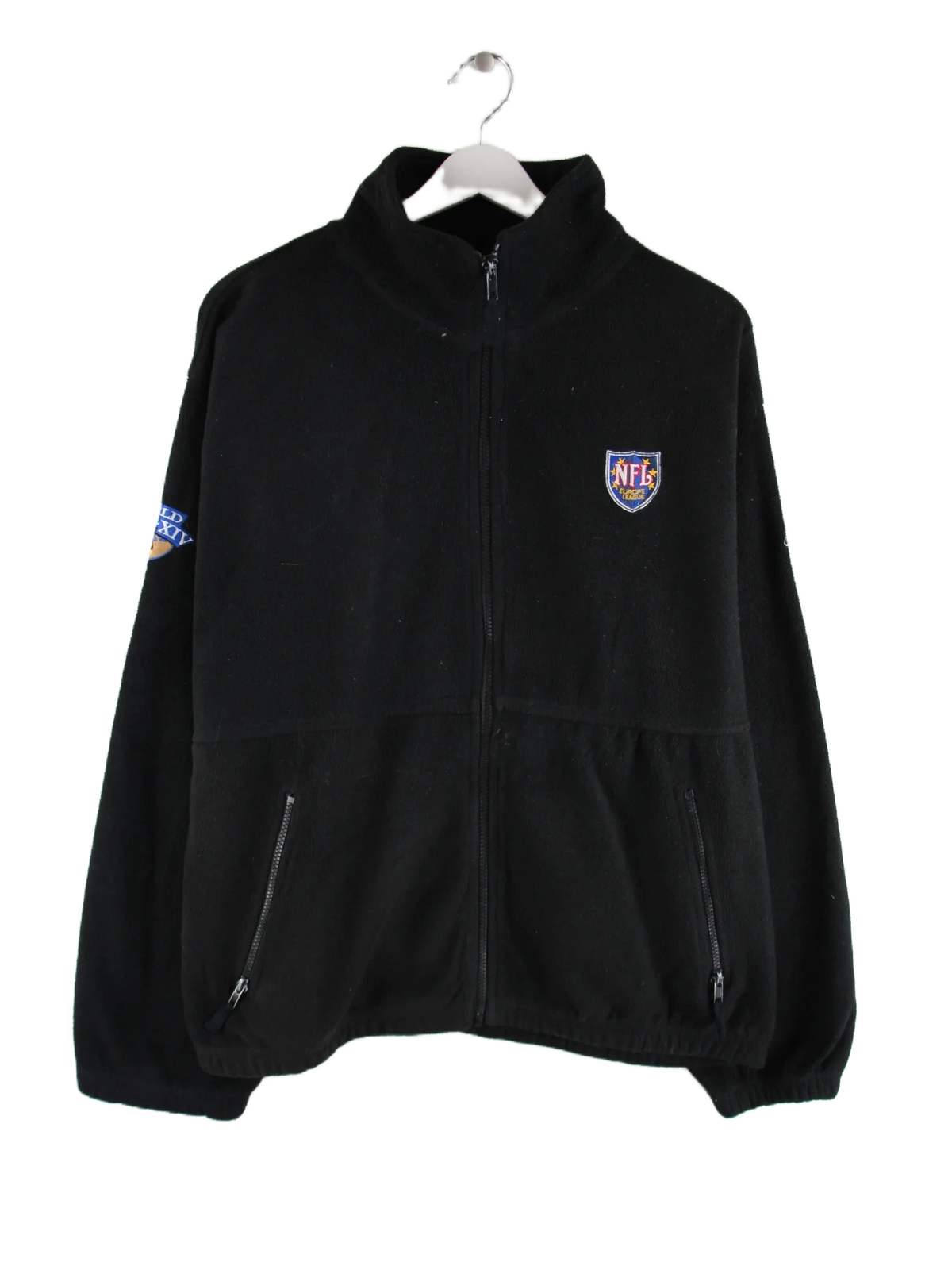 Reebok Fleece Schwarz XL – Vorderseite