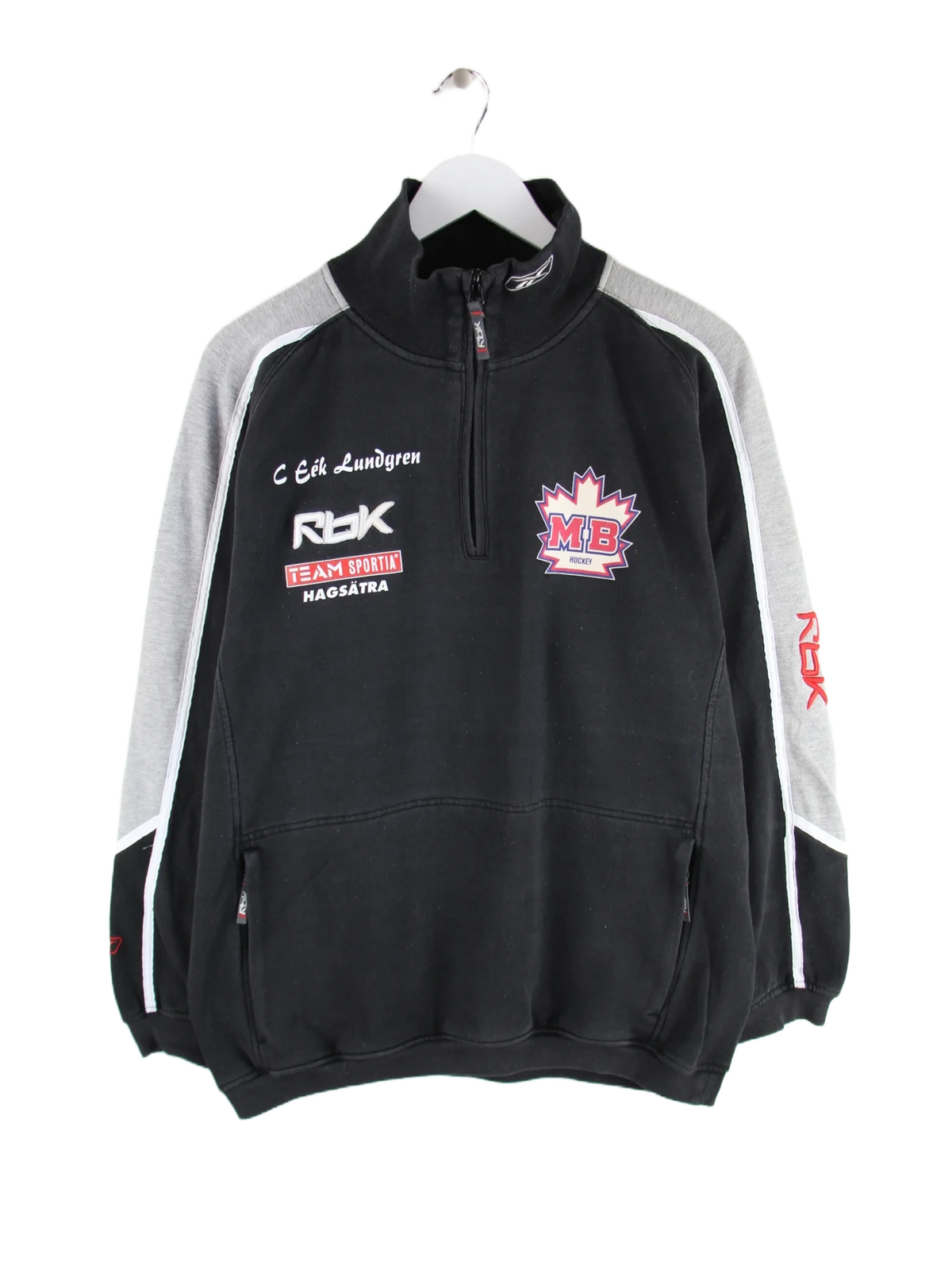 Reebok Sweater Schwarz M – Vorderseite