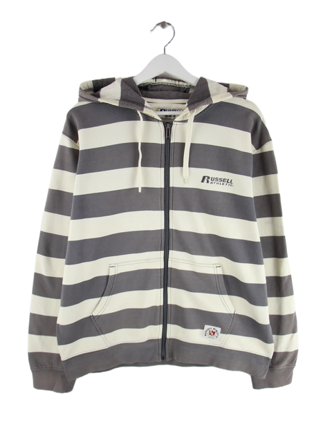 Russell Athletic Hoodie Grau L – Vorderseite
