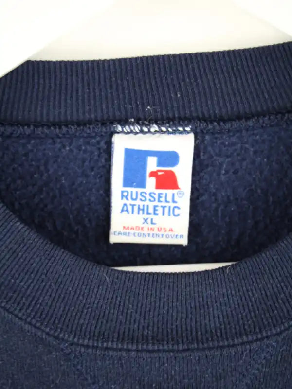 Russell Athletic Sweater Blau XL – Etikett