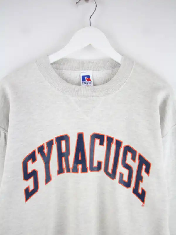 Russell Athletic Sweater Grau M – Detailansicht Vorderseite