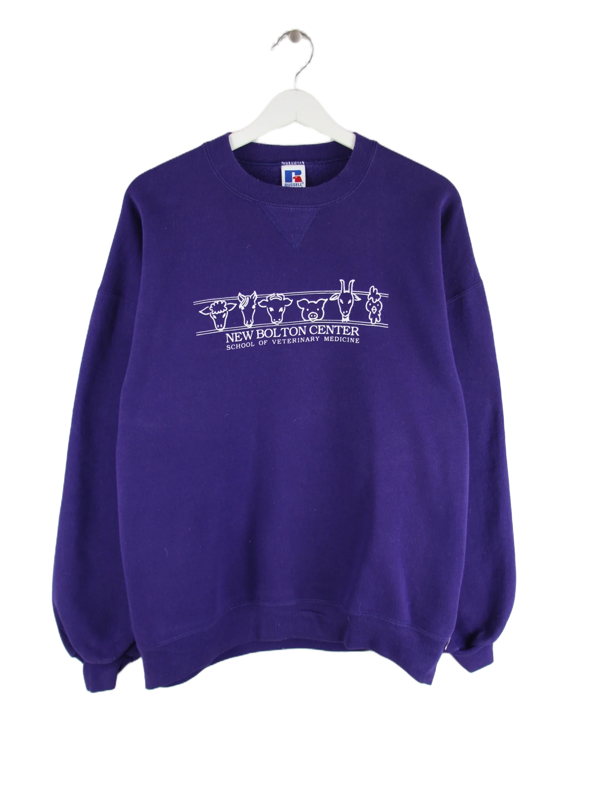Russell Athletic Sweater Lila XL – Vorderseite