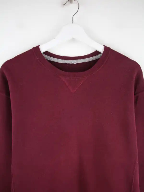 Russell Athletic Sweater Rot M – Detailansicht Vorderseite