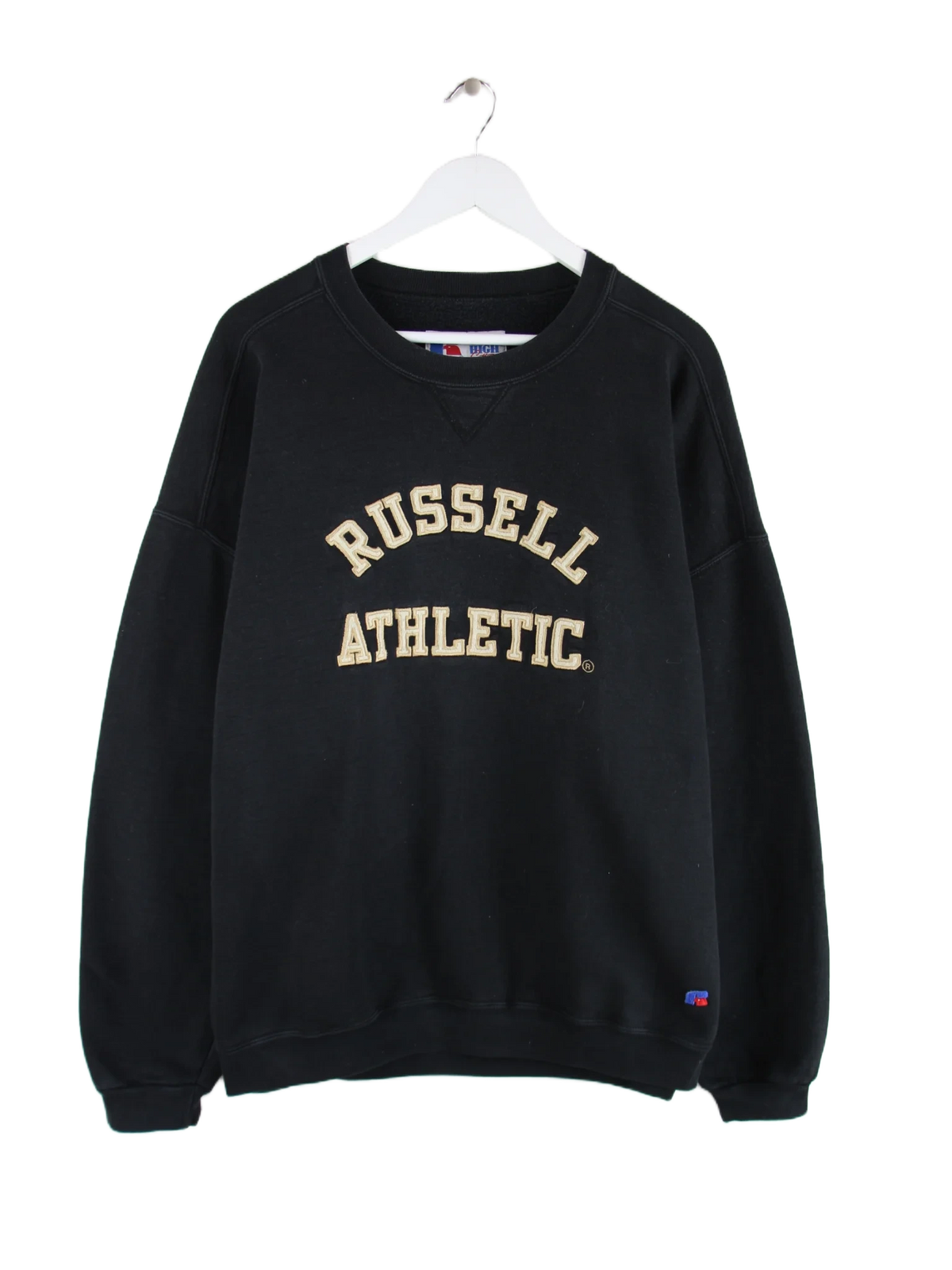 Russell Athletic Sweater Schwarz XL – Vorderseite