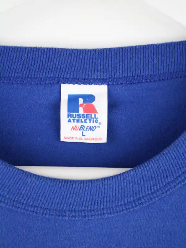 Russell Athletic T-Shirt Blau L – Etikett