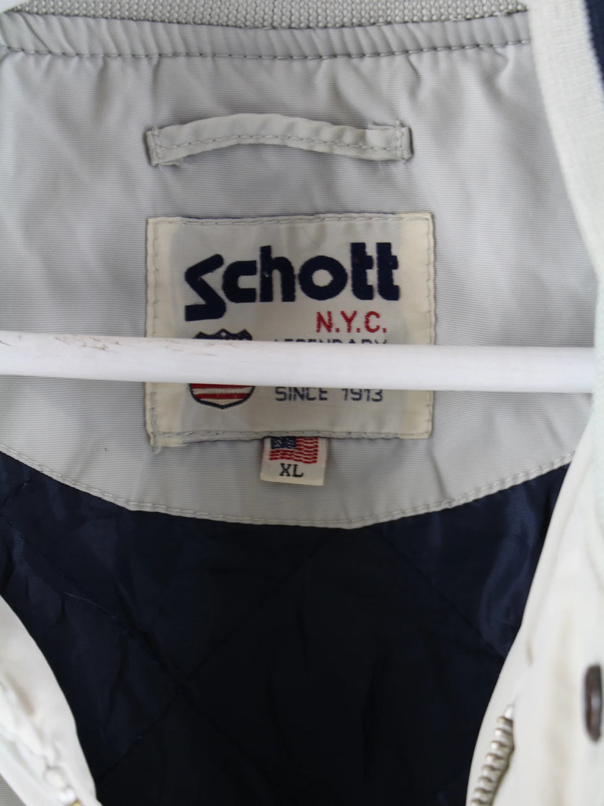 Schott Jacke Beige XL – Detailbild 1