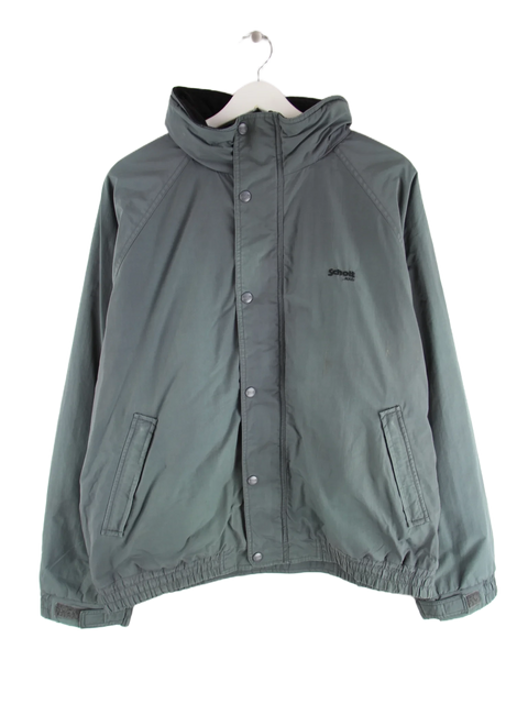 Schott Jacke Grau XL – Vorderseite