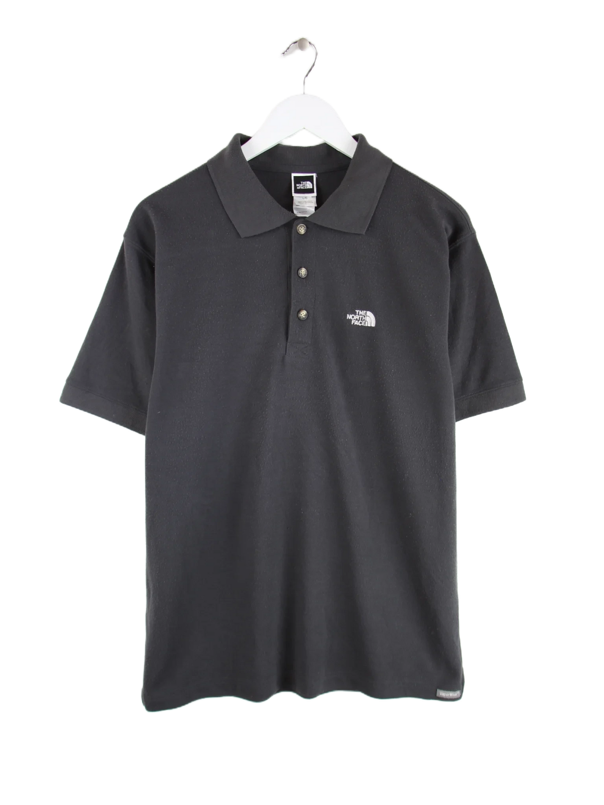 The North Face Polo Grau L – Vorderseite
