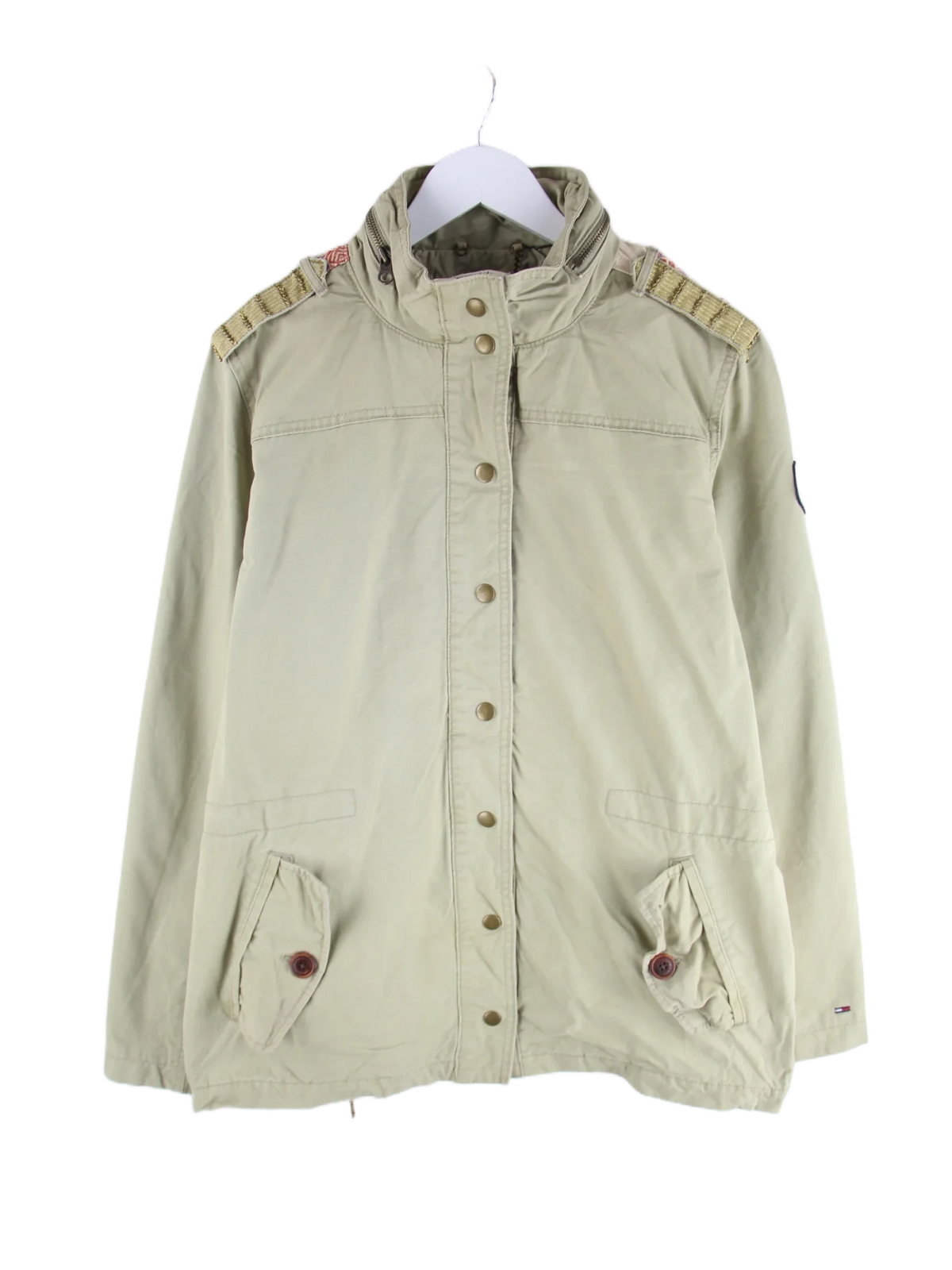 Tommy Hilfiger Leichte Jacke Grün L – Vorderseite