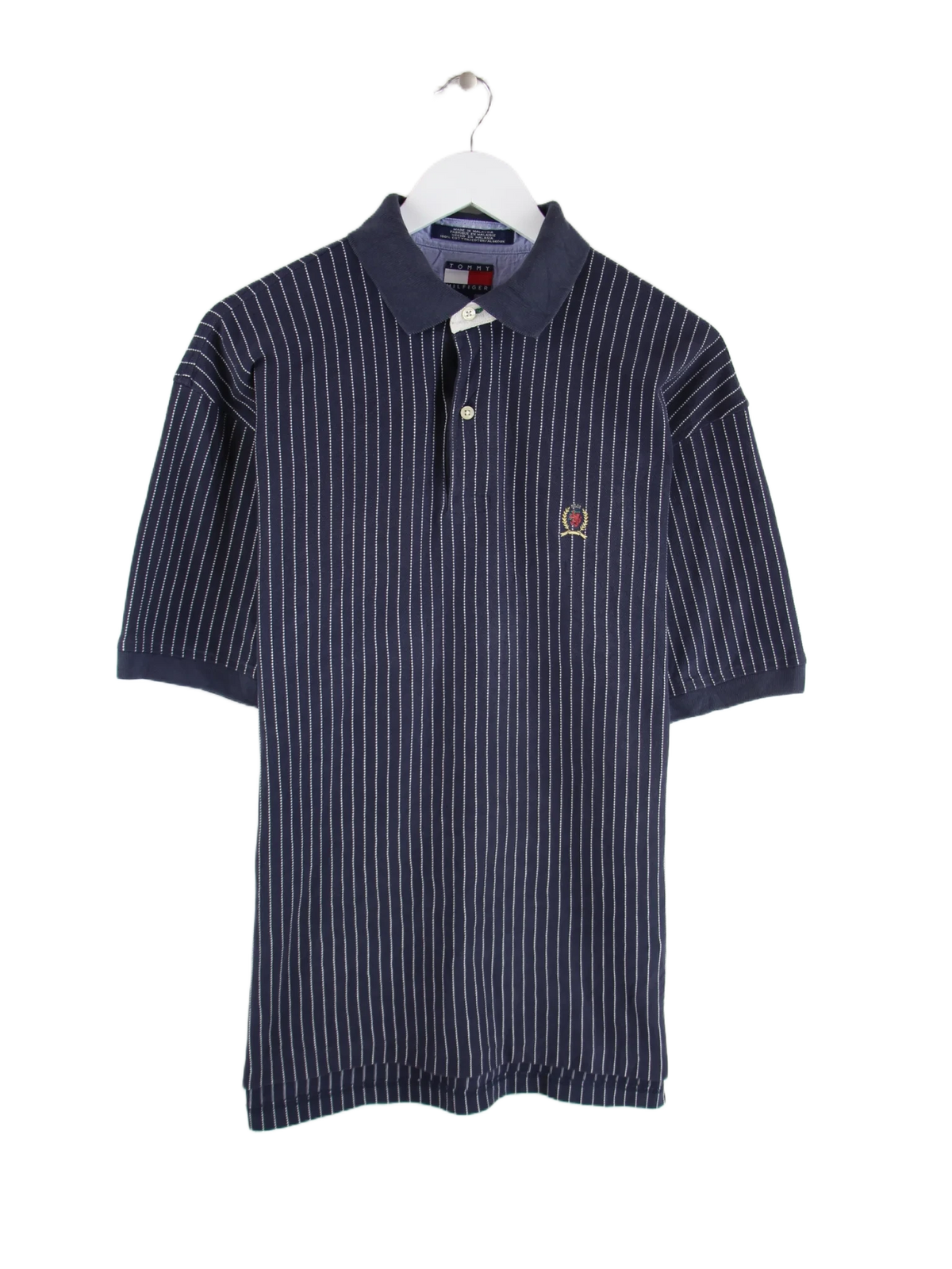 Tommy Hilfiger Polo Blau M – Vorderseite