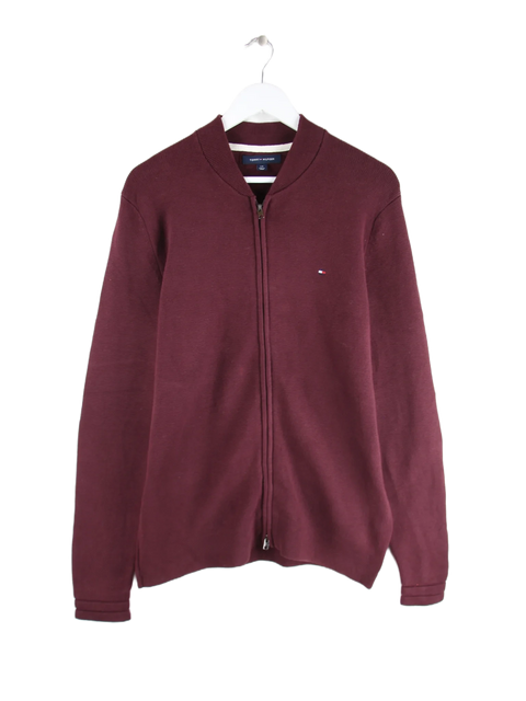 Tommy Hilfiger Strickjacke Rot L – Vorderseite