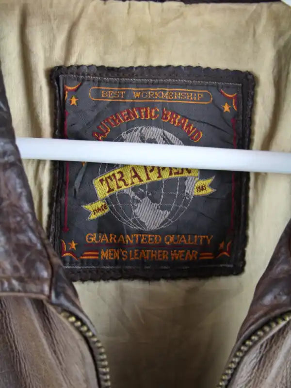 Trapper Lederjacke Braun XXL – Detailbild 2