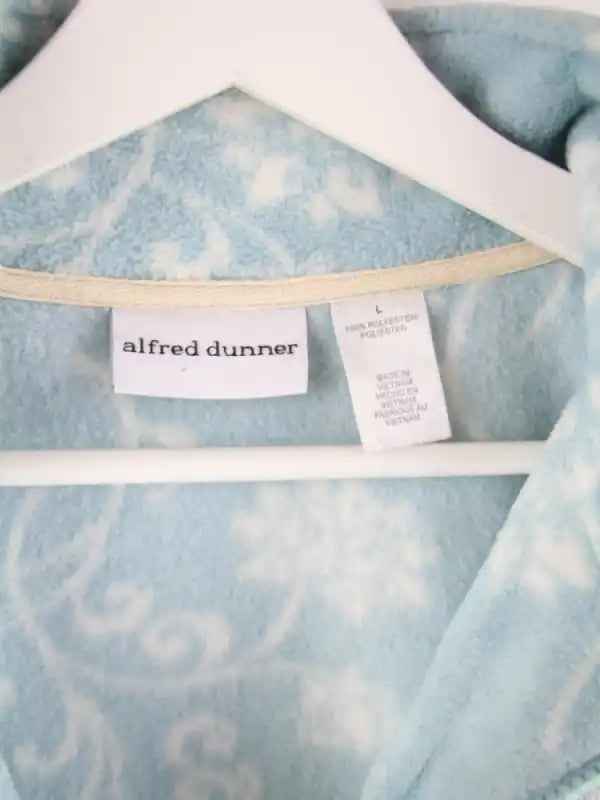 Vintage Fleece Blau L – Etikett