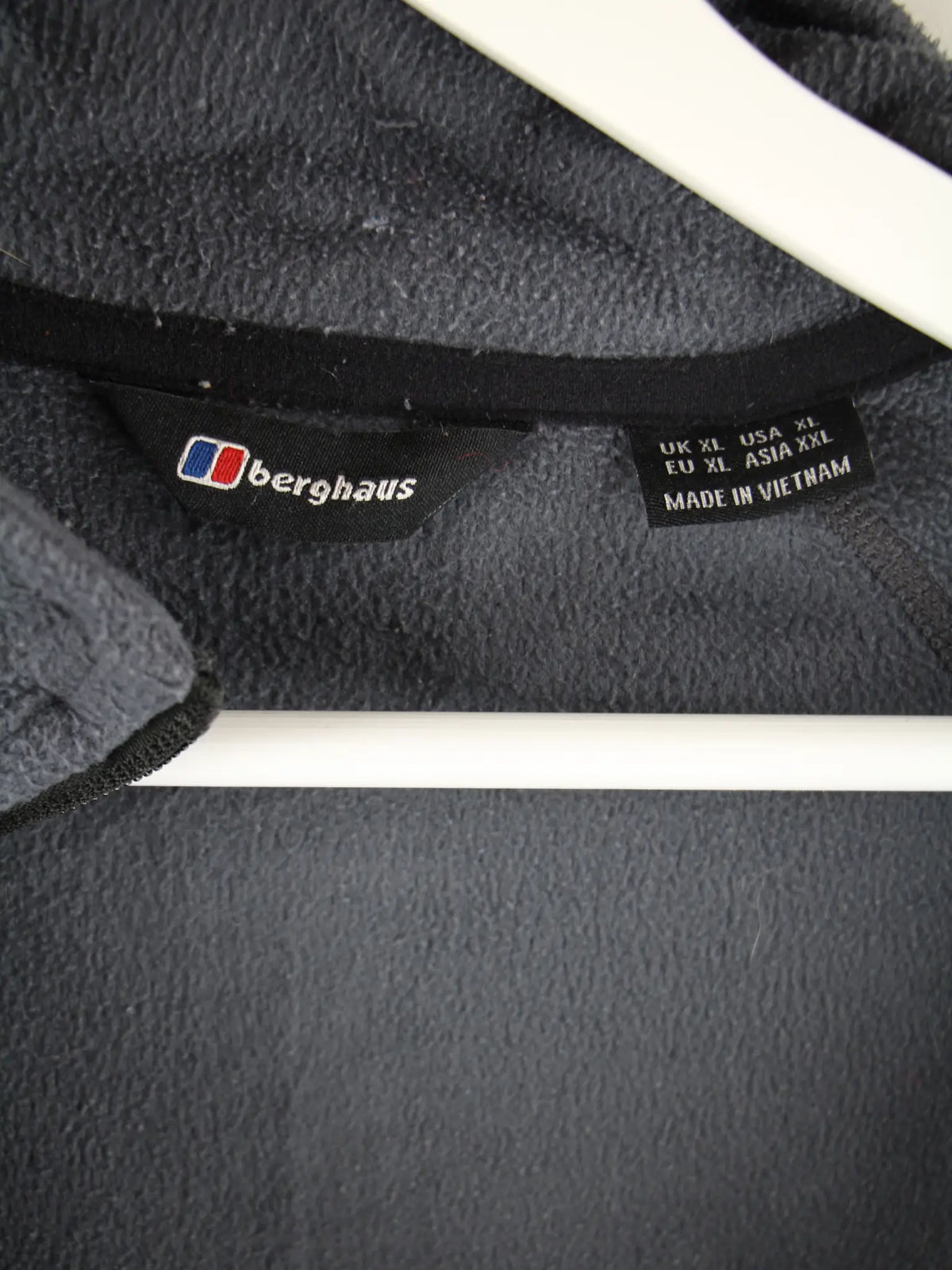 Vintage Fleece Grau XL – Detailbild 1