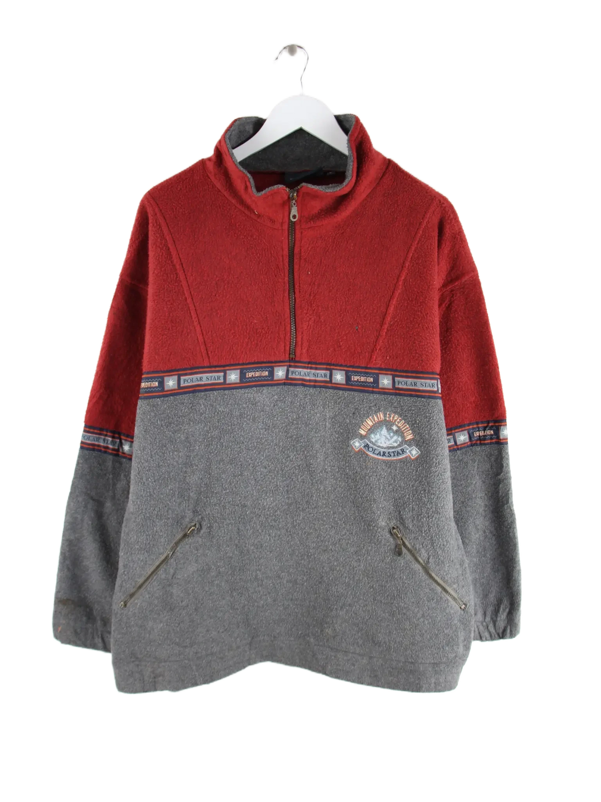 Vintage Fleece Mehrfarbig L – Vorderseite