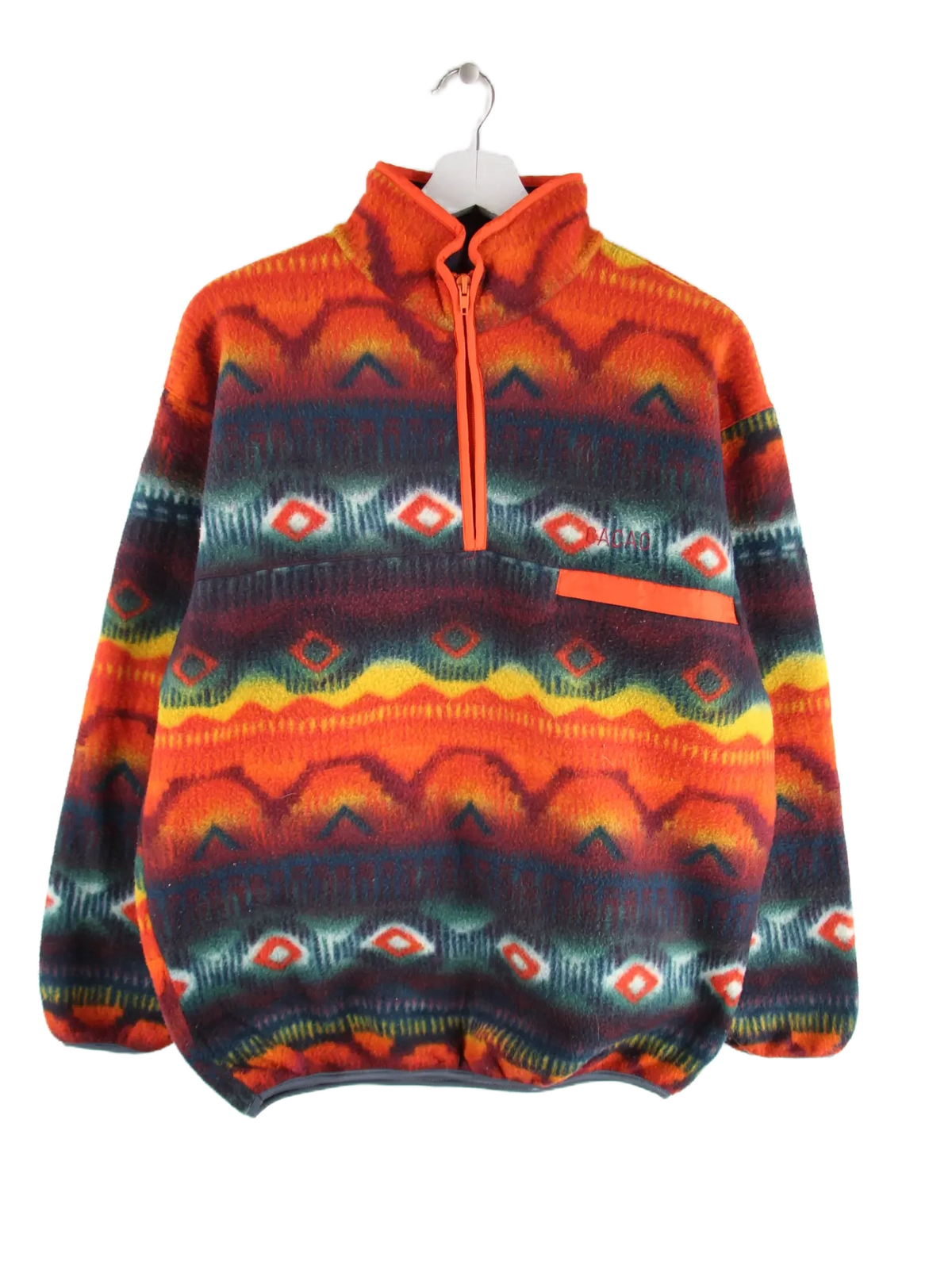 Vintage Fleece Mehrfarbig M – Vorderseite
