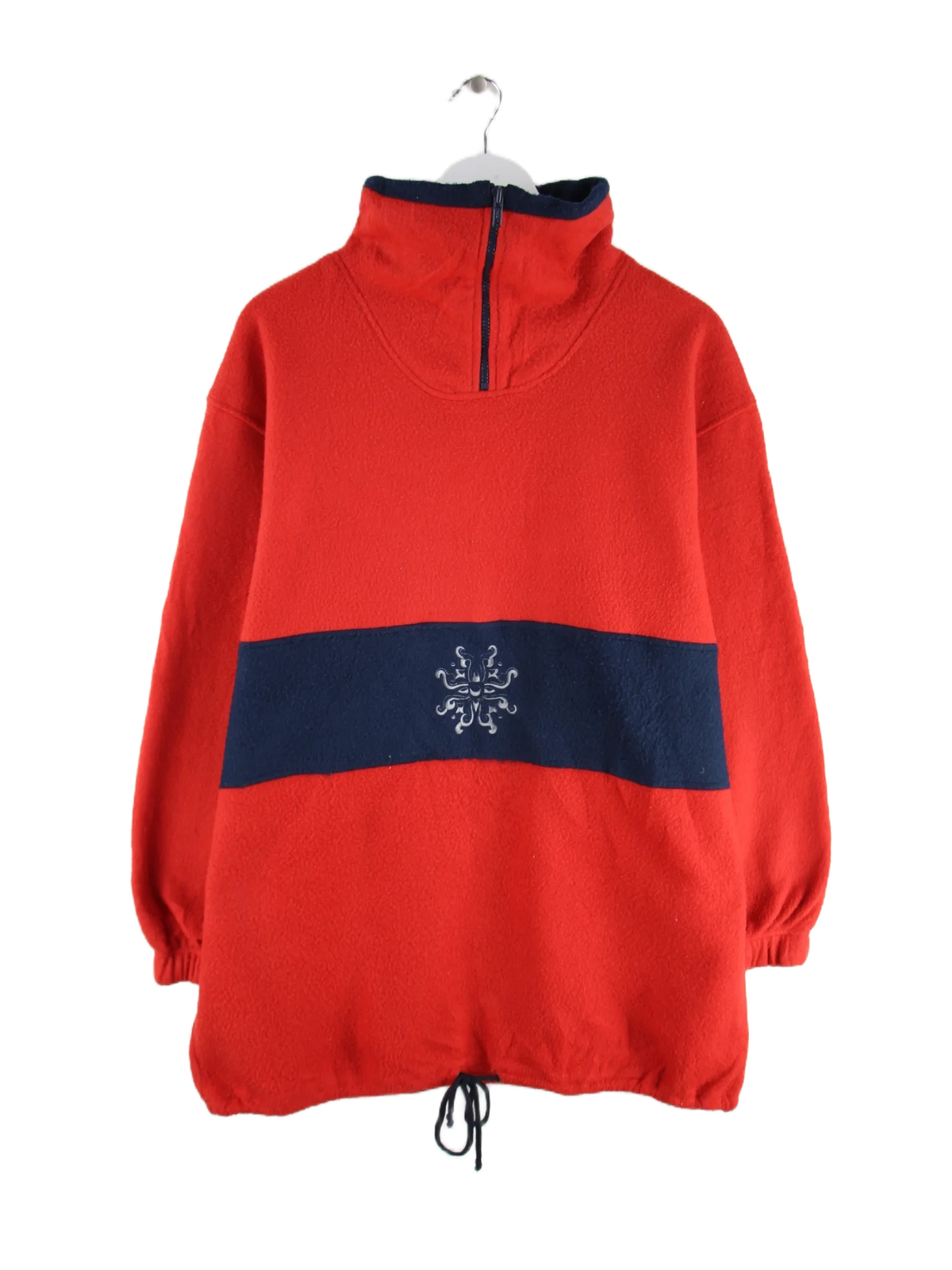 Vintage Fleece Rot M – Vorderseite