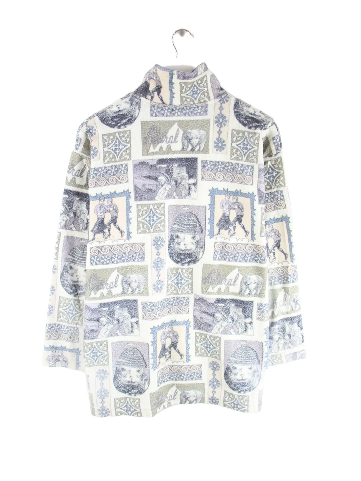 Vintage Fleece Weiß XL – Rückseite