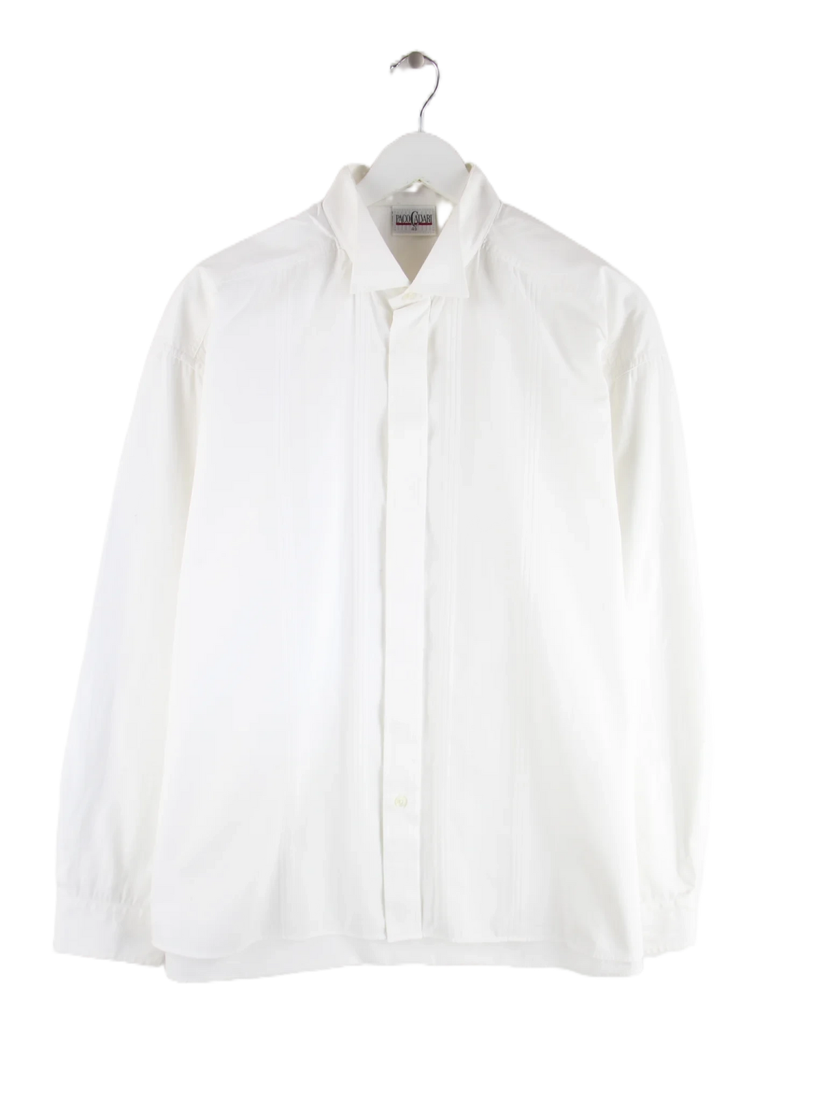 Vintage Freizeit Hemd Weiß XL – Vorderseite