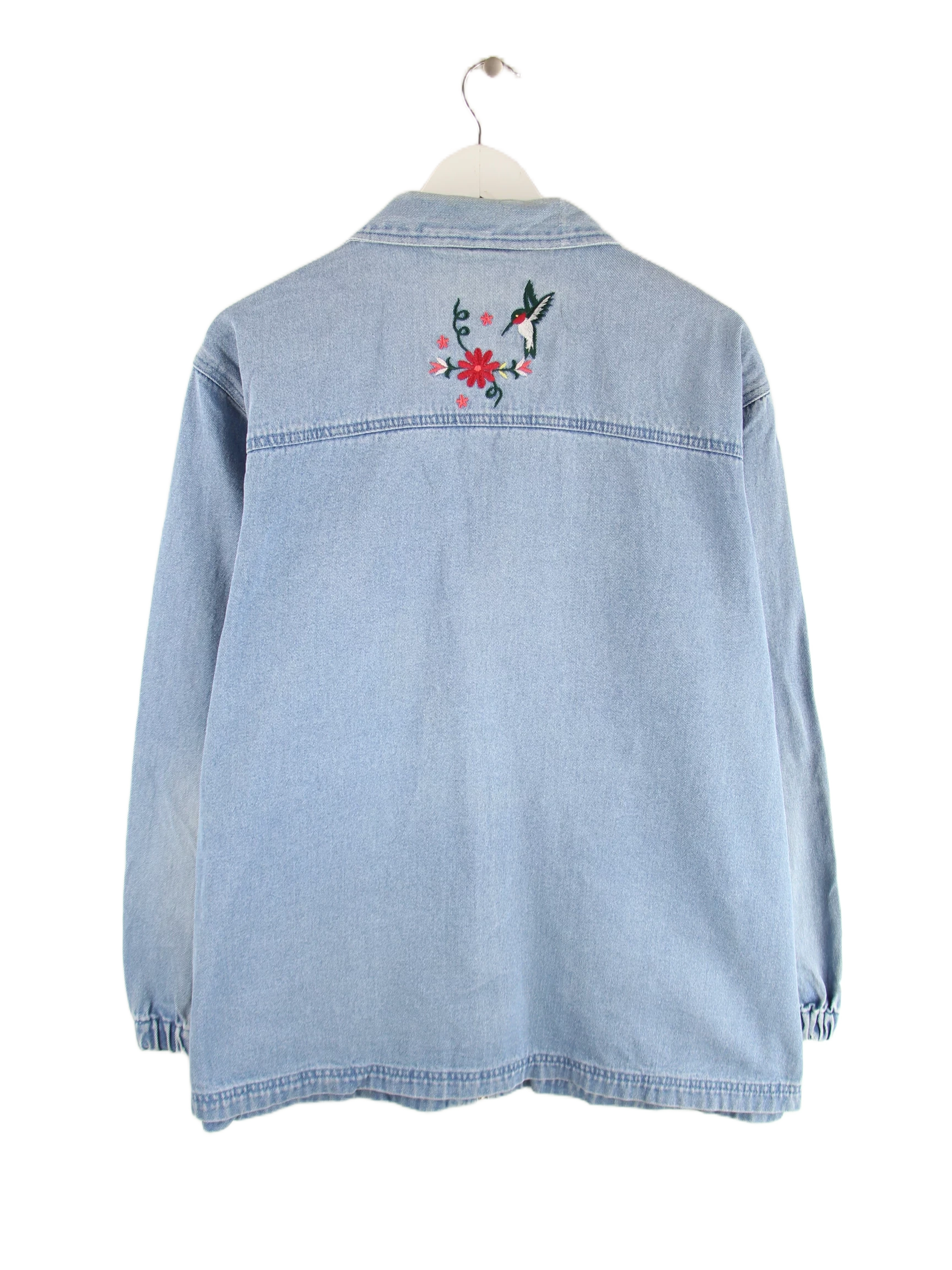 Vintage Jacke Blau M – Rückseite