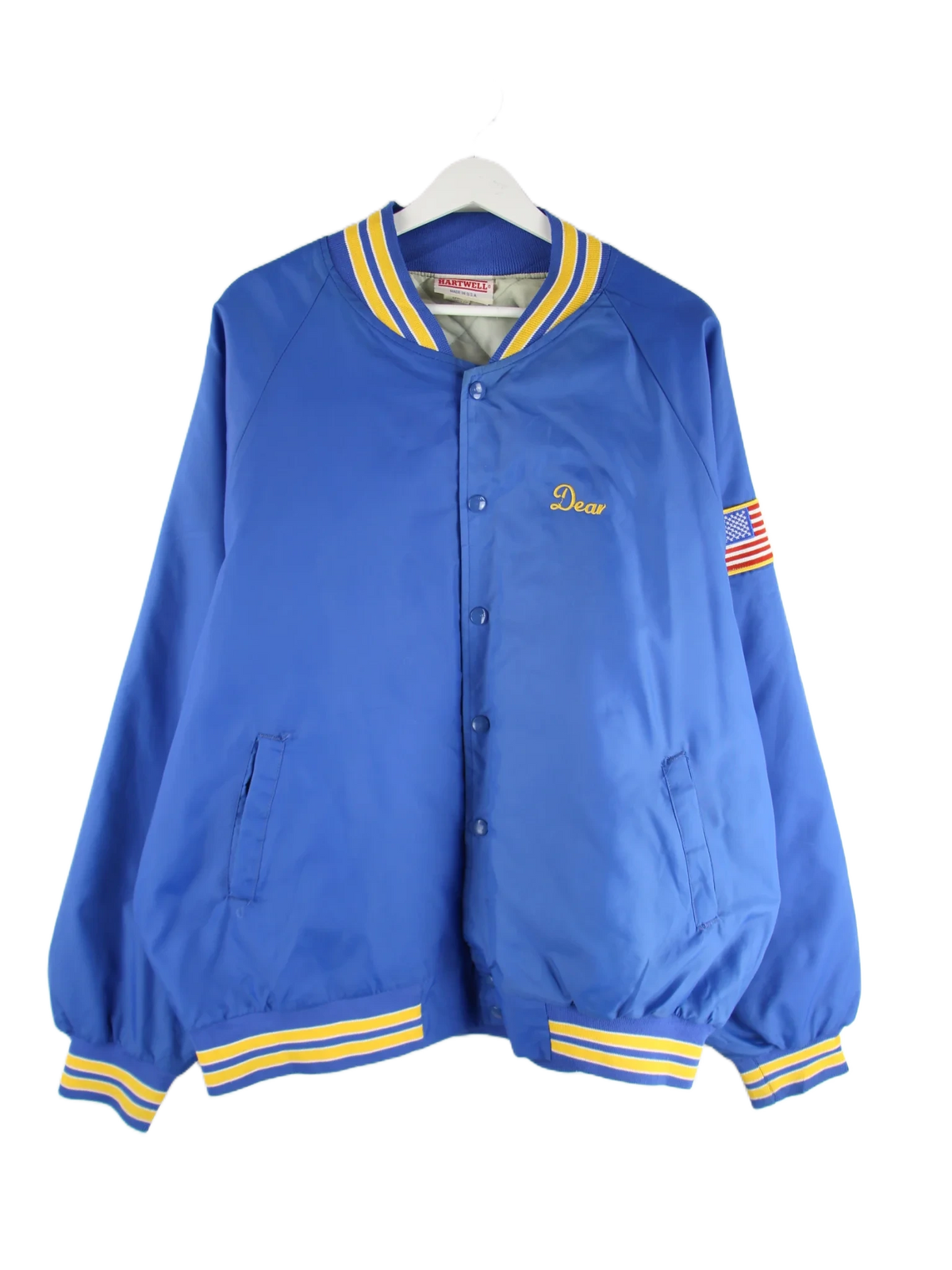 Vintage Jacke Blau XXL – Vorderseite
