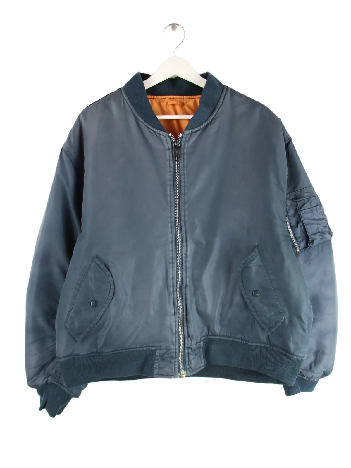 Vintage Jacke Blau XL – Vorderseite