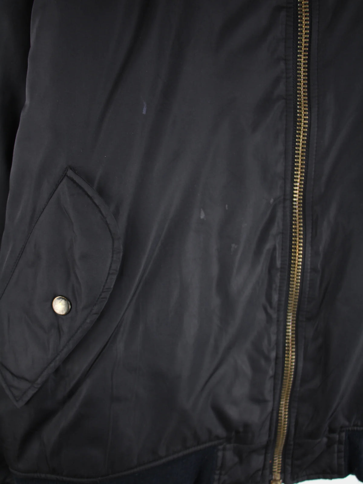 Vintage Jacke Schwarz XL – Etikett