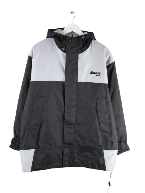 Vintage Jacke Schwarz M – Vorderseite