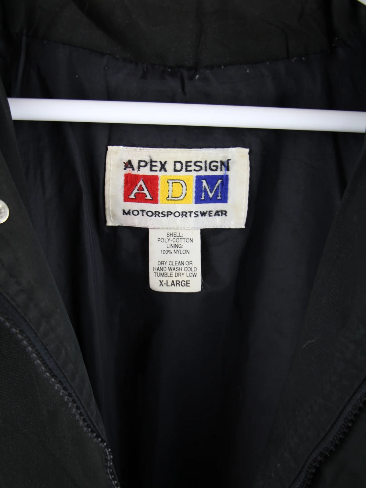 Vintage Jacke Schwarz XL – Etikett