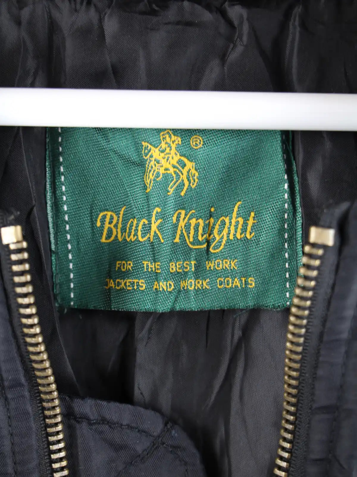 Vintage Jacke Schwarz XL – Etikett