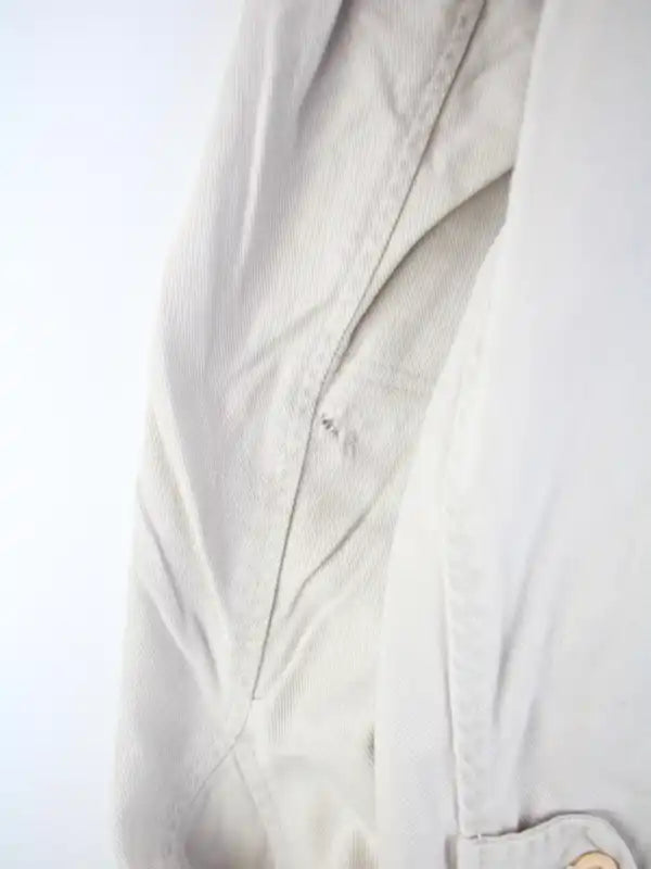 Vintage Jeansjacke Beige L – Detailbild 3