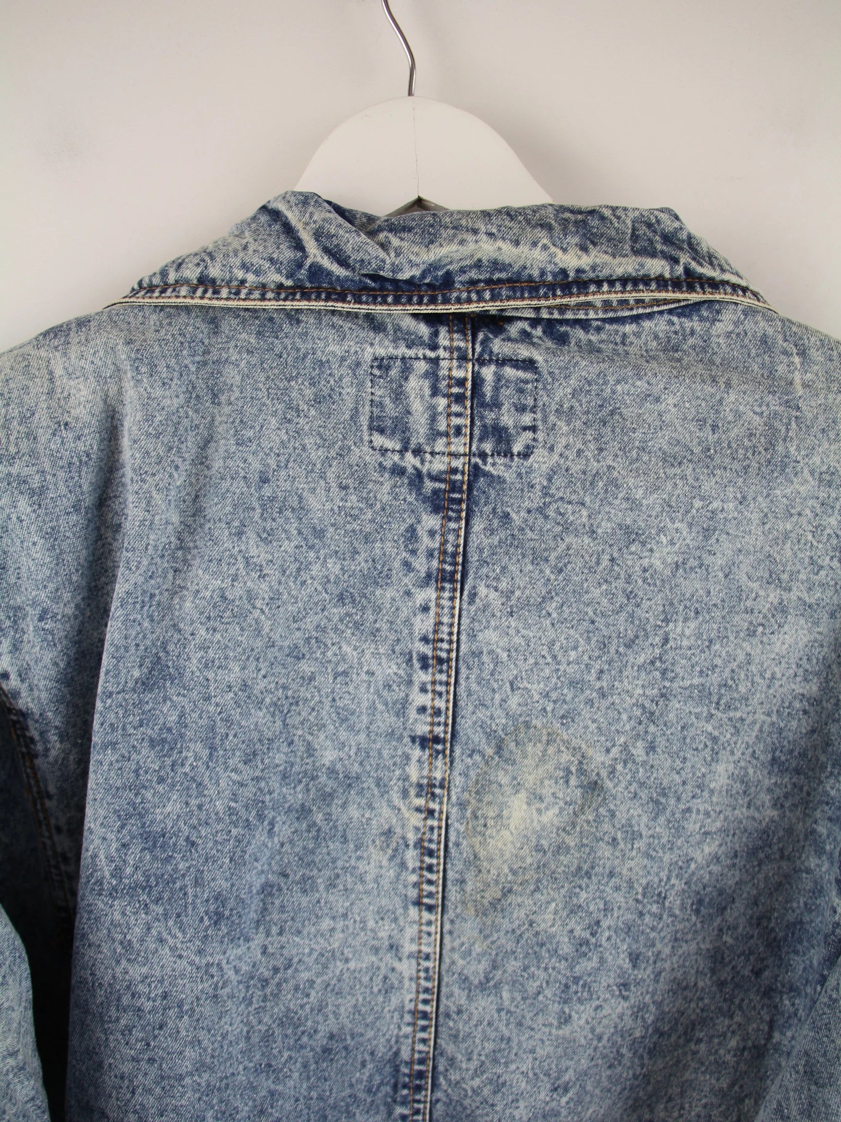 Vintage Jeansjacke Blau L – Detailbild 3