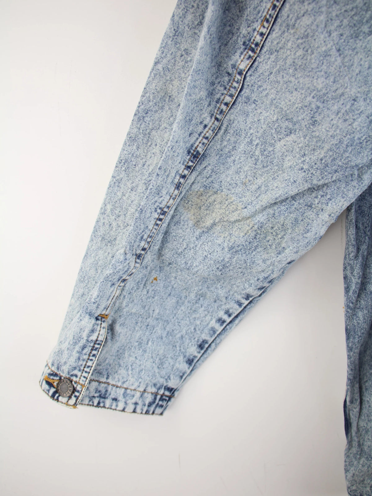 Vintage Jeansjacke Blau L – Detailbild 4