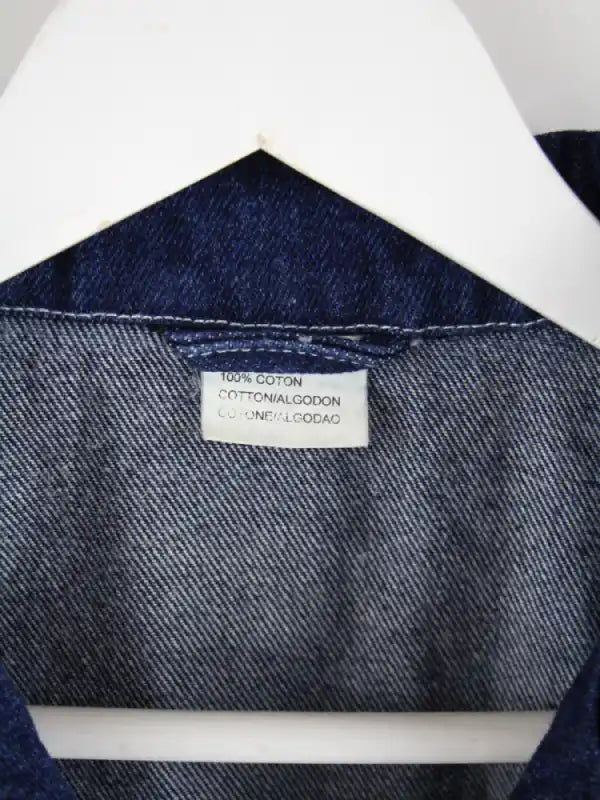 Vintage Jeansjacke Blau M – Etikett