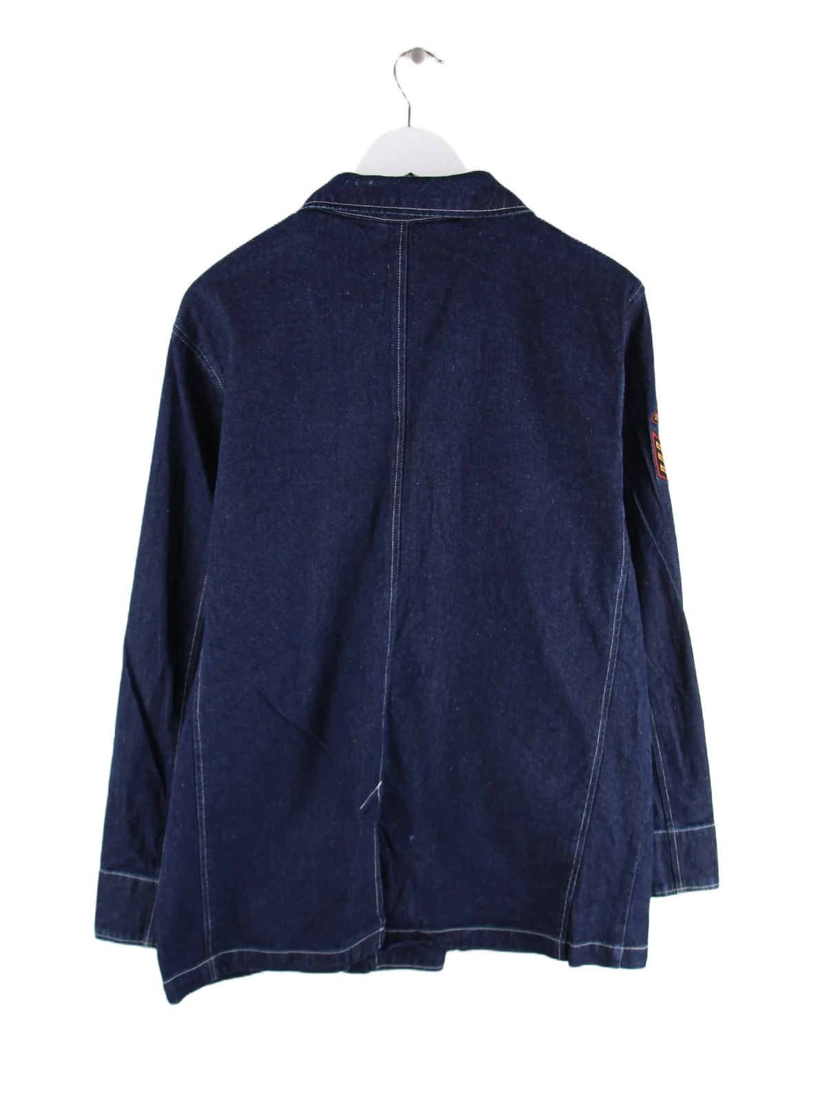 Vintage Jeansjacke Blau L – Rückseite