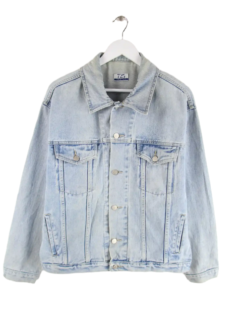 Vintage Jeansjacke Blau M – Vorderseite
