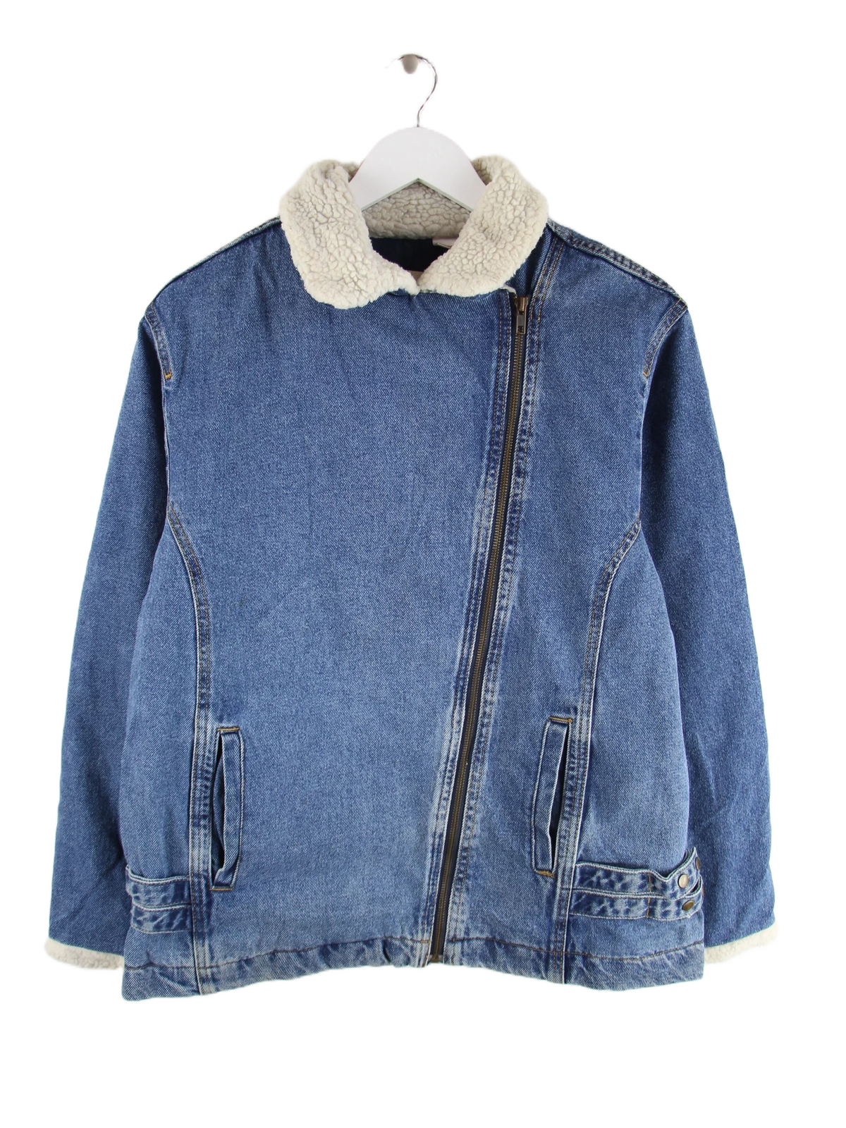 Vintage Jeansjacke Blau M – Vorderseite