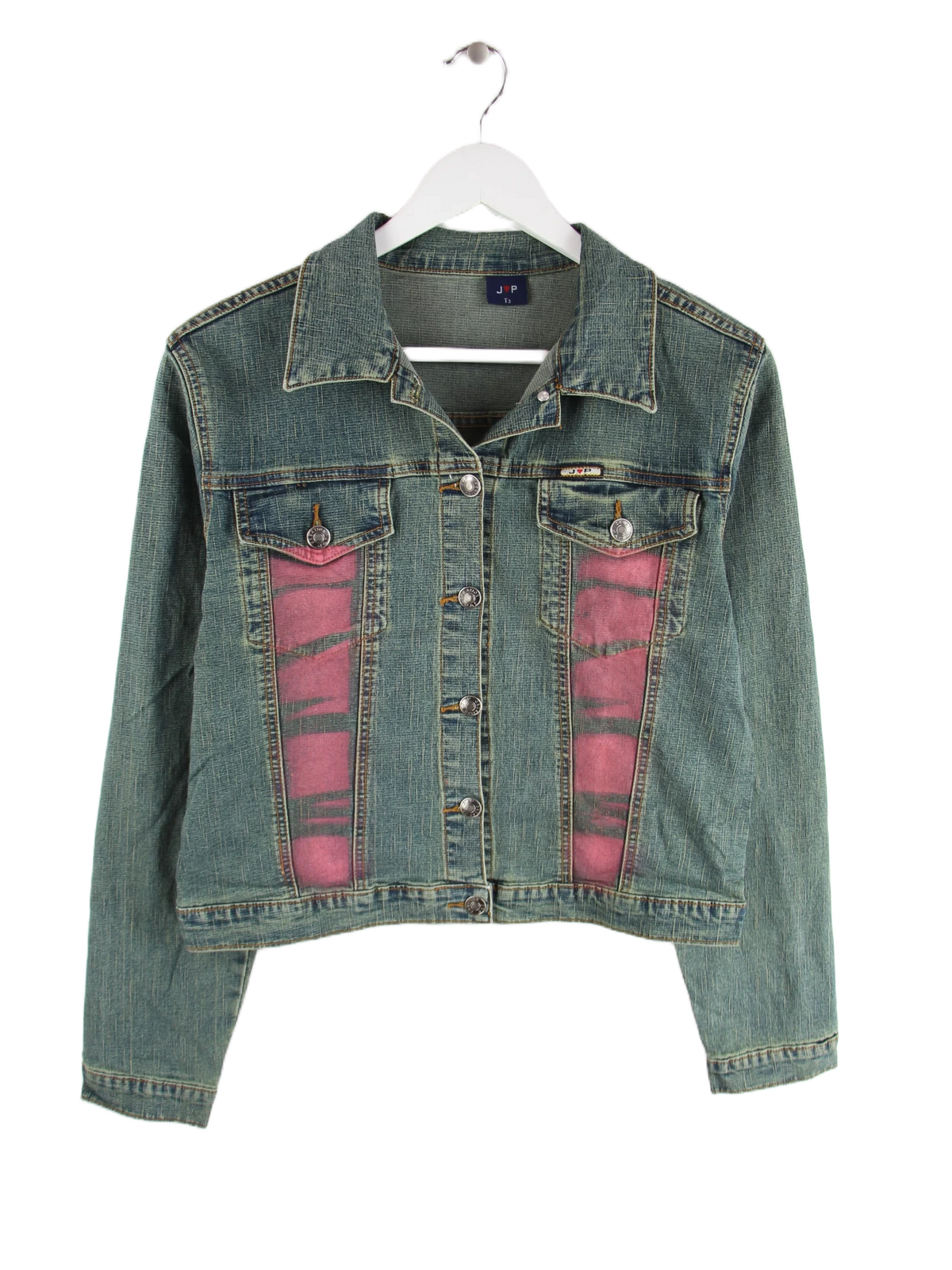Vintage Jeansjacke Blau XS – Vorderseite