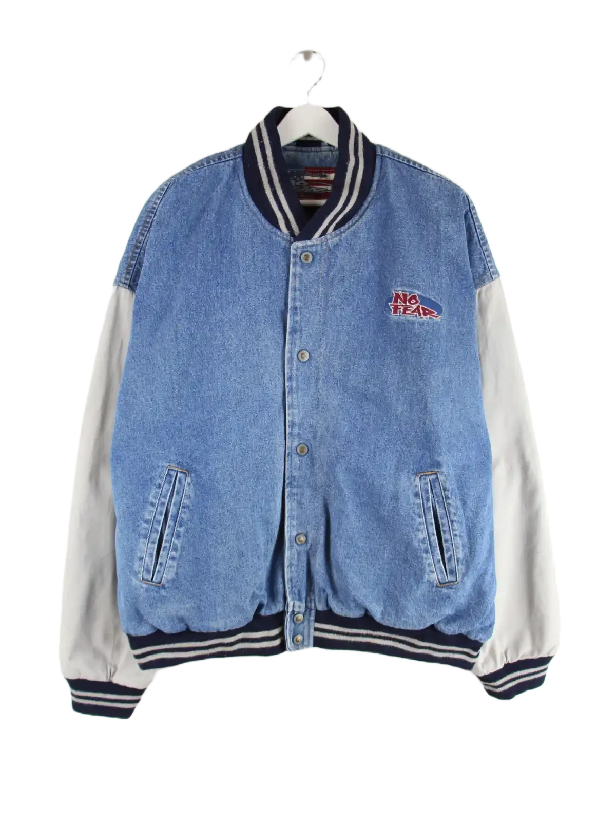 Vintage Jeansjacke Blau XL – Vorderseite