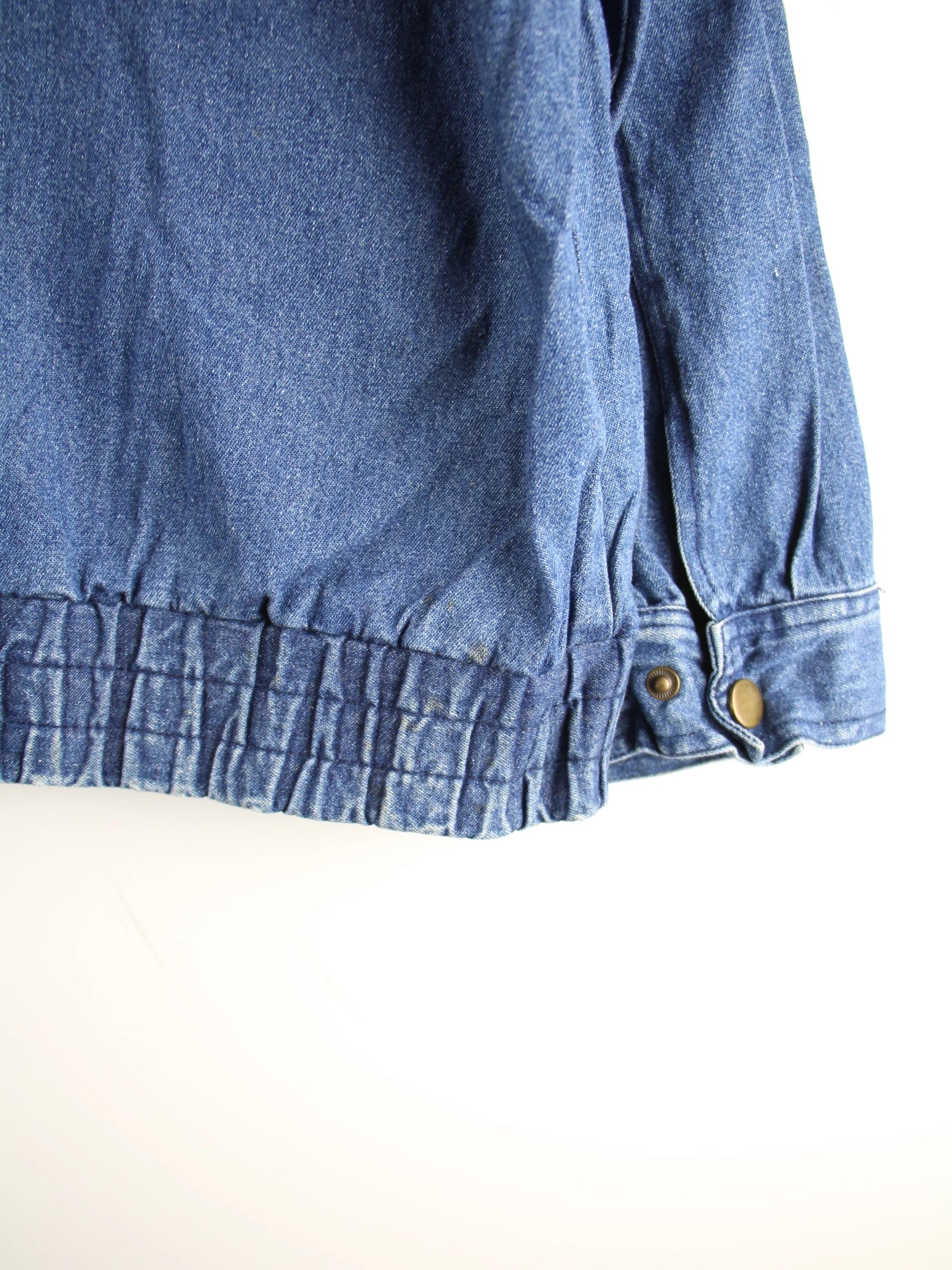 Vintage Jeansjacke Blau XXL – Etikett
