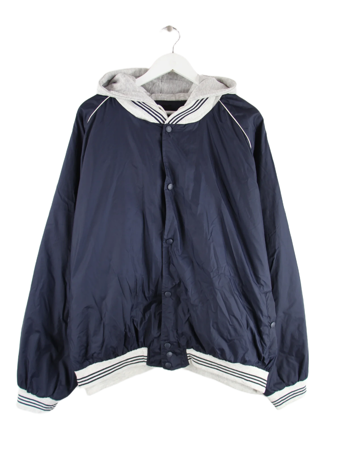 Vintage Leichte Jacke Blau 3XL – Vorderseite