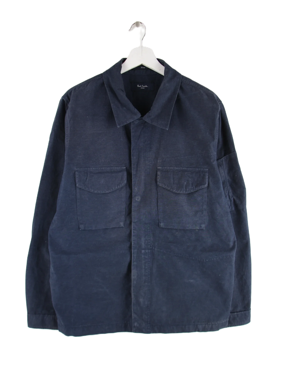 Vintage Leichte Jacke Blau XL – Vorderseite