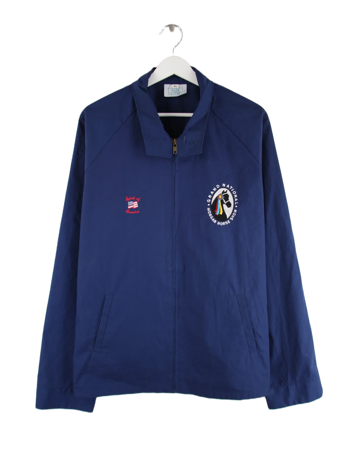 Vintage Leichte Jacke Blau XL – Vorderseite