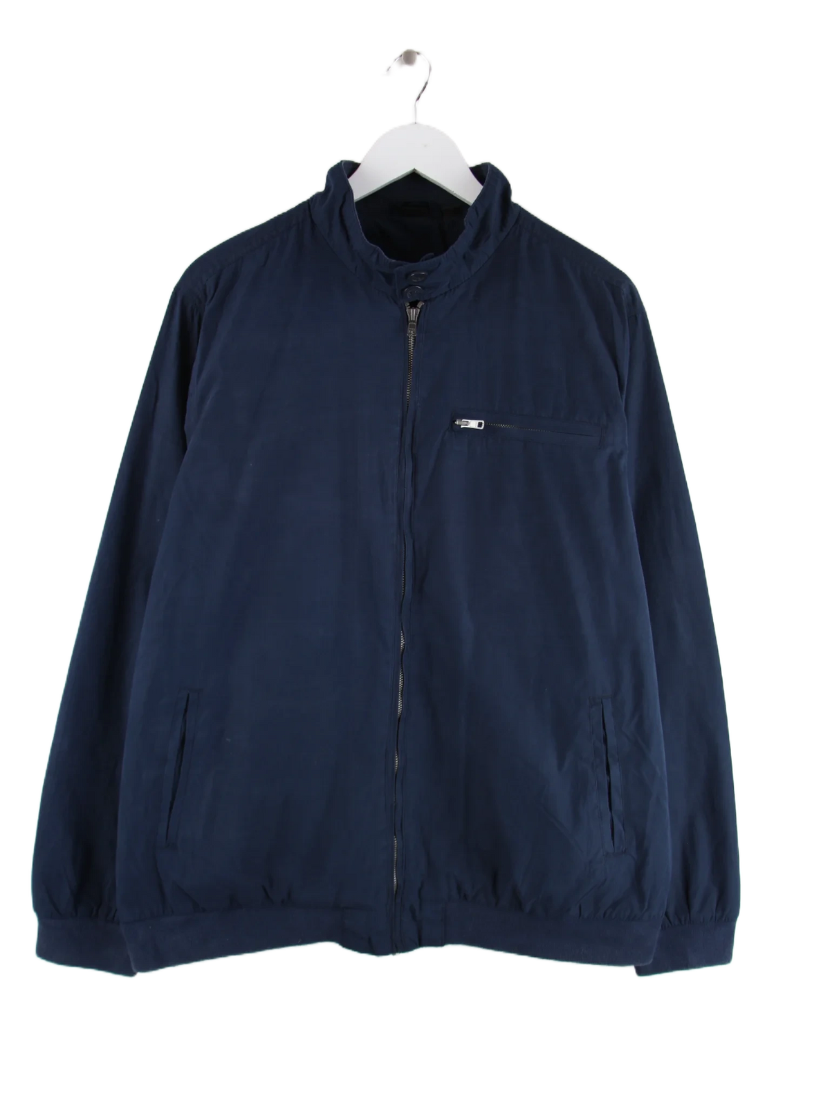 Vintage Leichte Jacke Blau XXL – Vorderseite