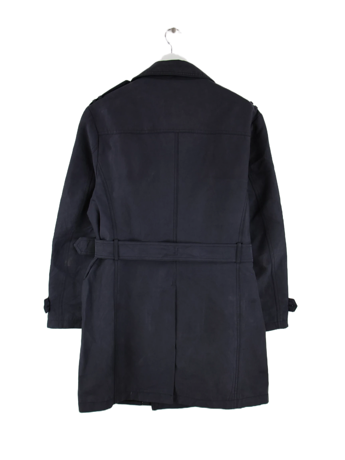 Vintage Mantel Blau L – Rückseite