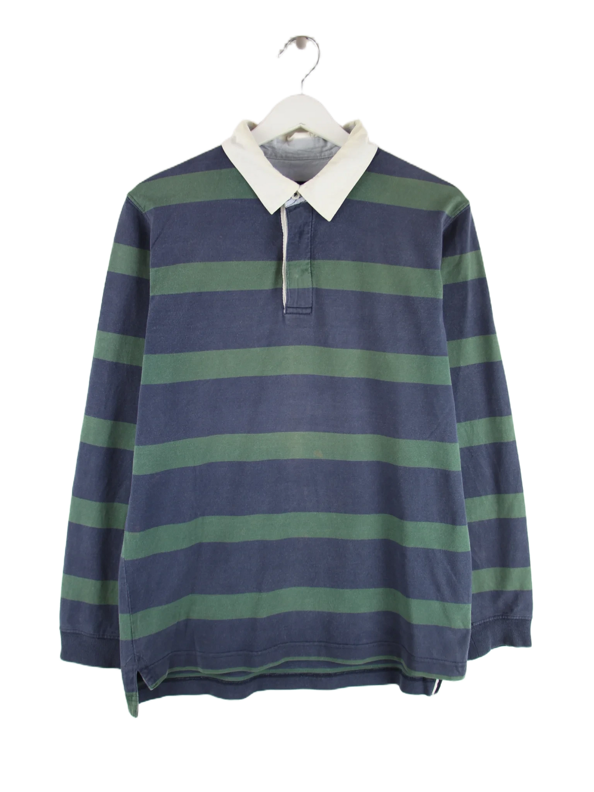 Vintage Polo Blau M – Vorderseite
