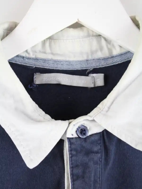 Vintage Polo Blau S – Etikett