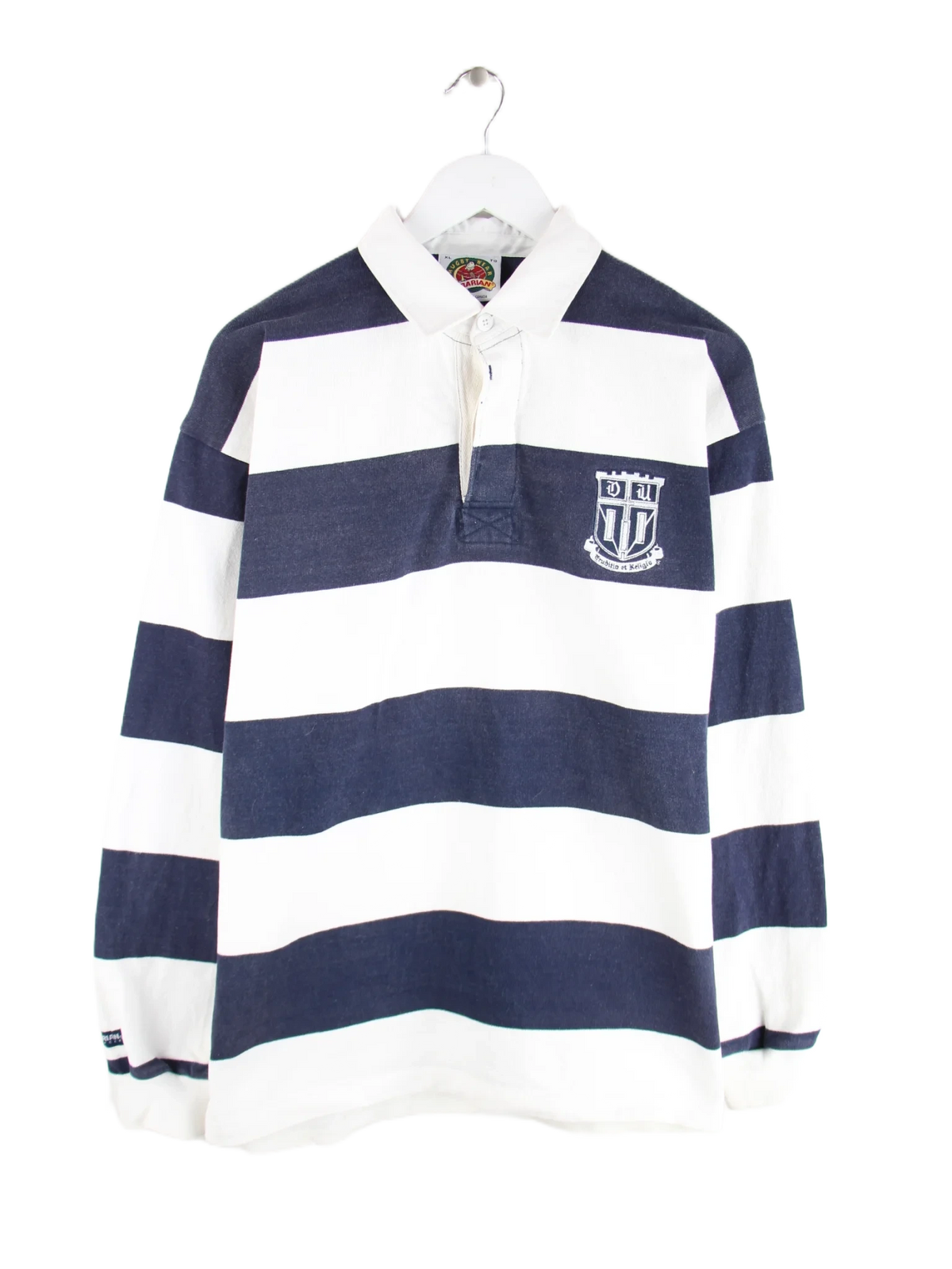 Vintage Polo Mehrfarbig XL – Vorderseite