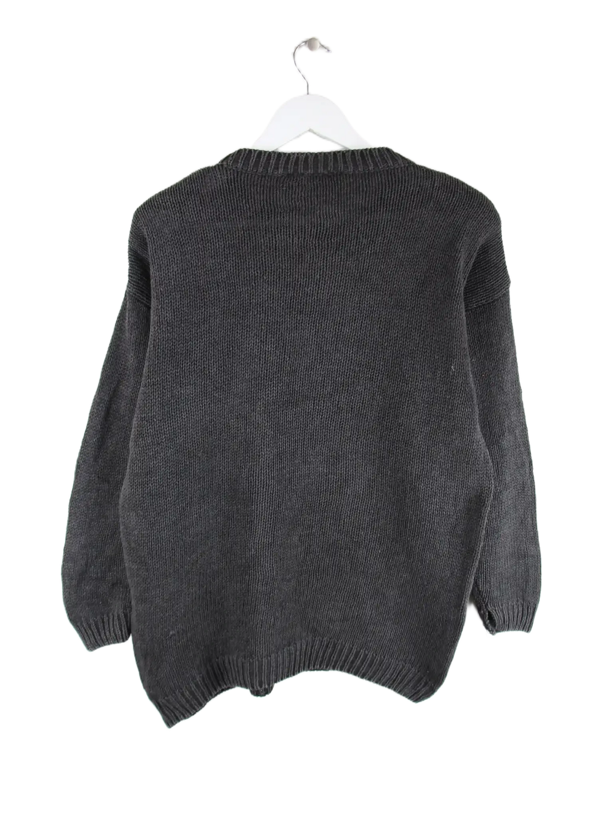 Vintage Pullover Grau M – Rückseite